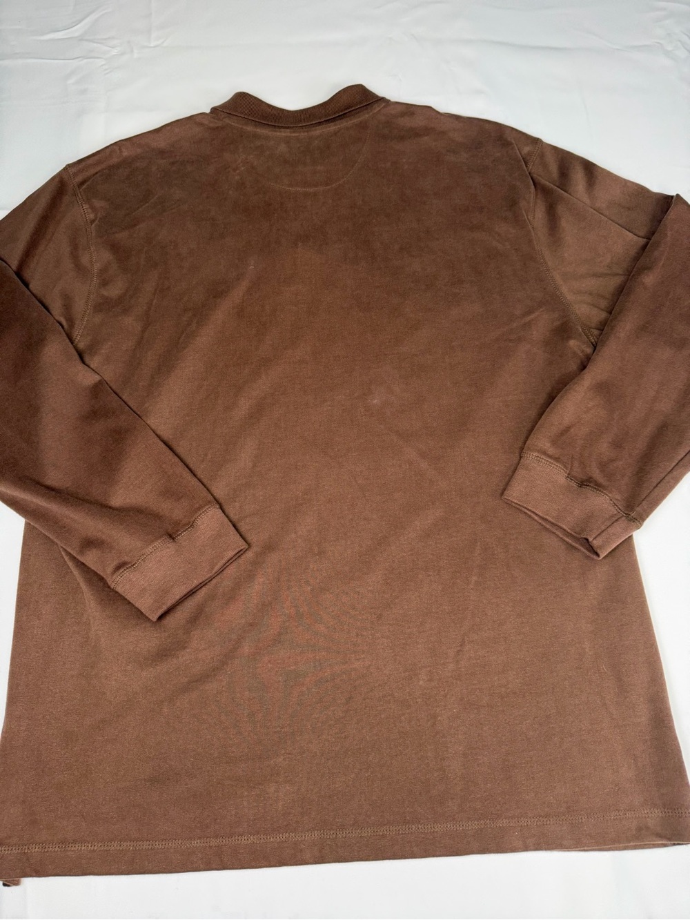 North River Outfitters XL Long Sleeve Quality  Polo Shirt - Brown - Picture 7 of 15